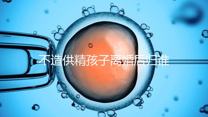 不造供精孩子離婚后歸誰，撫養(yǎng)權(quán)爭奪戰(zhàn)法院一般這么判