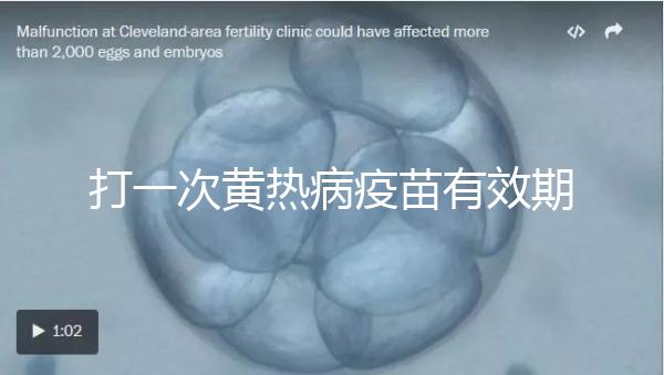 打一次黃熱病疫苗有效期限10年,提前注射時(shí)間是關(guān)鍵