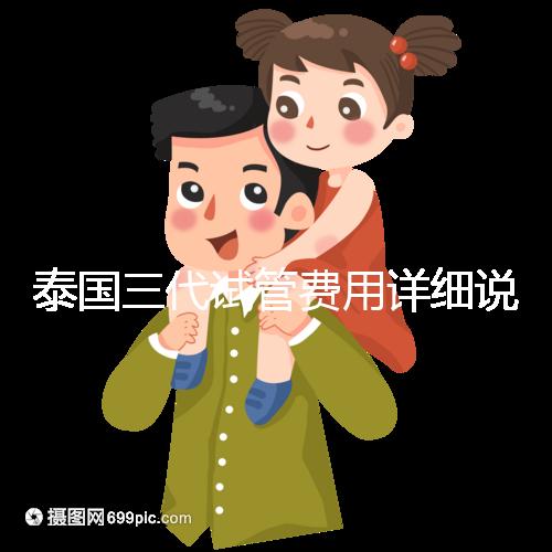 泰國三代試管費用詳細說明，費用對比分析，幫助您規劃每一步費用