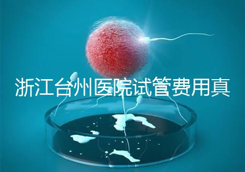 浙江臺(tái)州醫(yī)院試管費(fèi)用真不高，這些攻略教你提升助孕成功率