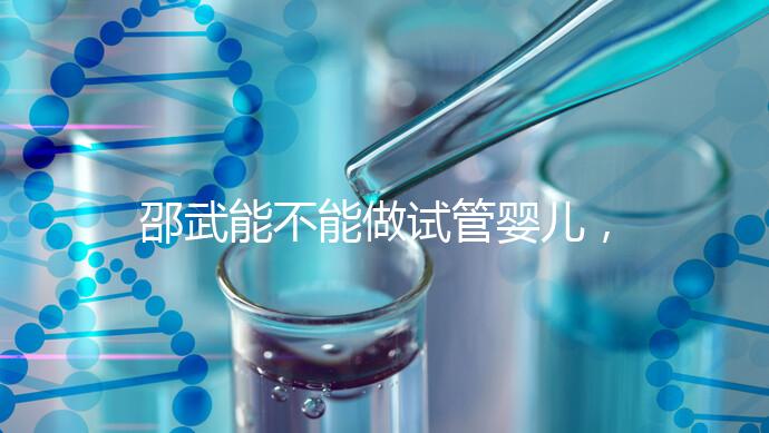 邵武能不能做試管嬰兒，做一次成功率有多高？