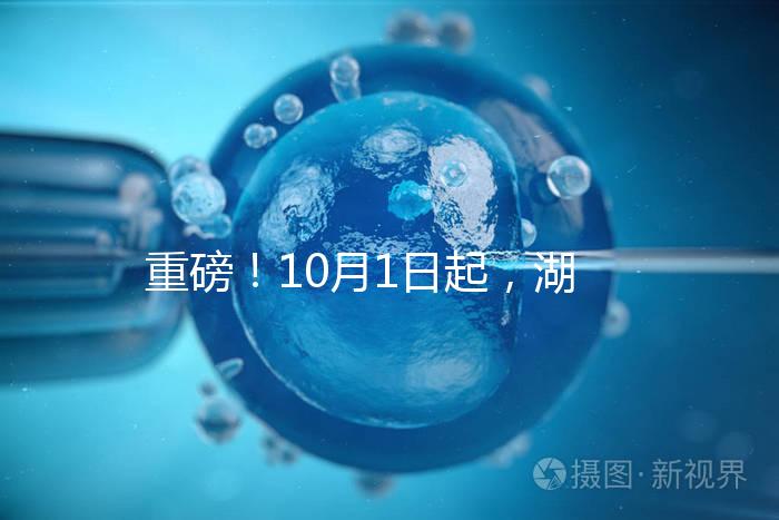 重磅！10月1日起，湖南省試管嬰兒納入醫(yī)保報銷（附29家醫(yī)保定點醫(yī)院）