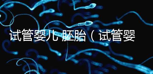 試管嬰兒 胚胎（試管嬰兒胚胎培養(yǎng)需要多長時間）